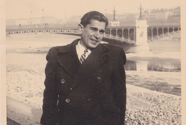 Roland Arcieri, Janine's lifelong love, in Lyon, France shortly before their separation when she was forced to flee in March of 1942.